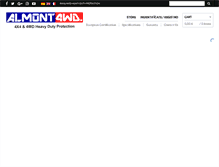Tablet Screenshot of almont4wd.com